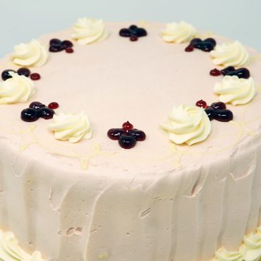 Sugar Raspberry Cake